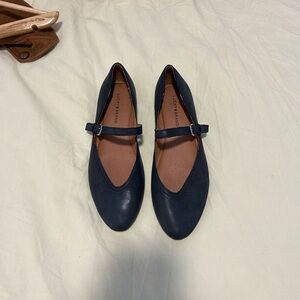 Lucky Brand Dark Blue Mary Jane Flats